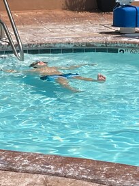 Kids loving the pool