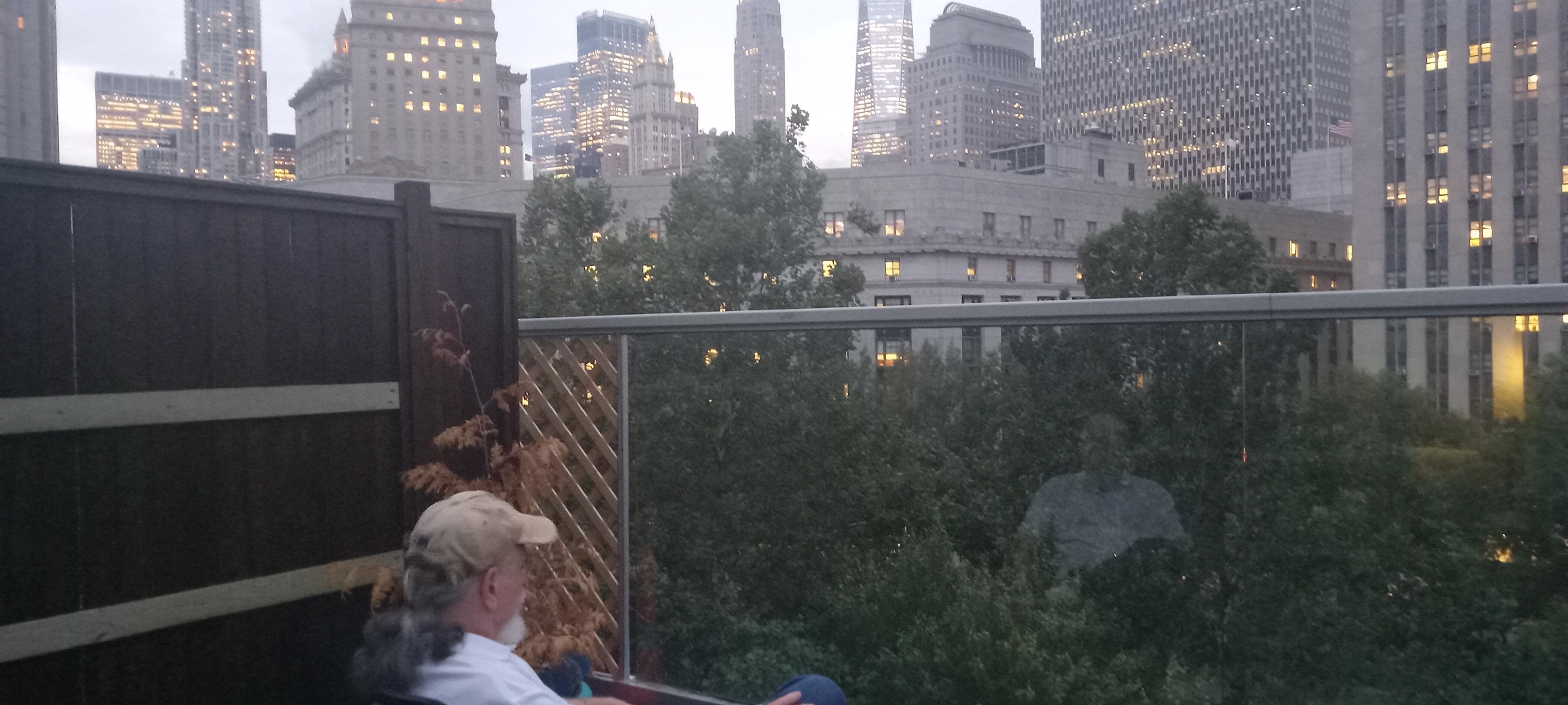 View from our terrace. 