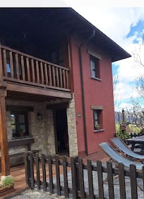 Vista de la entrada a la casa