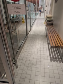 Entrance to the pool