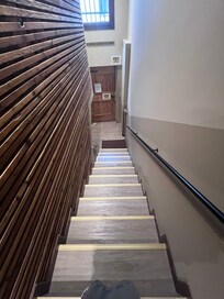 Entry stairwell.