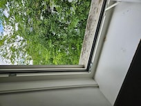 Good size window with a great breeze.