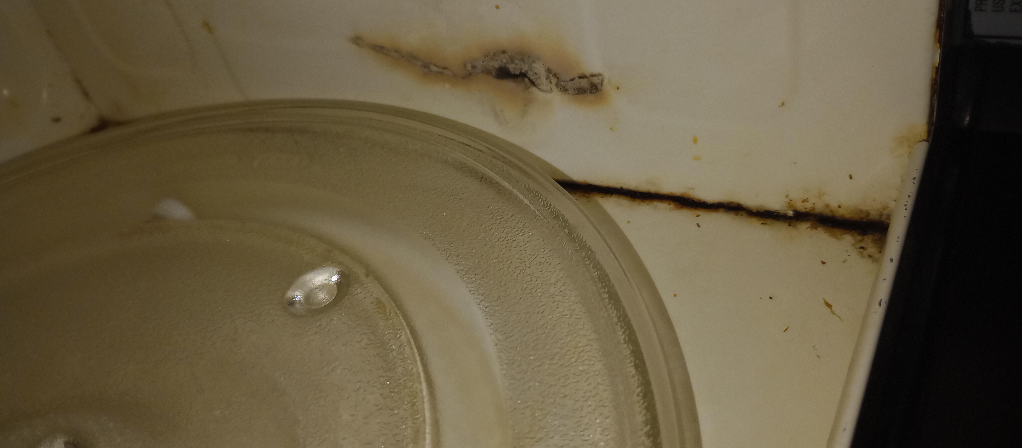 Rust in microwave 