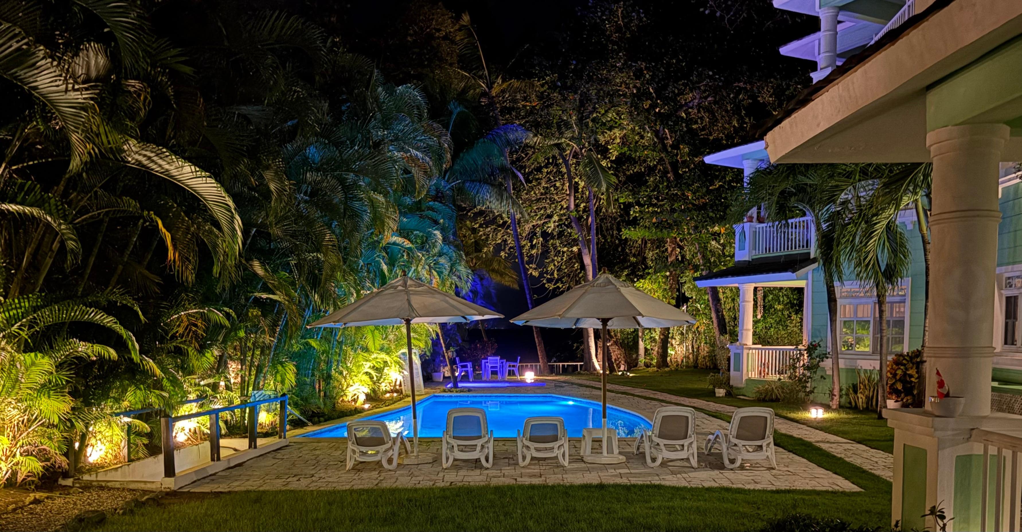 Night view from our room. 