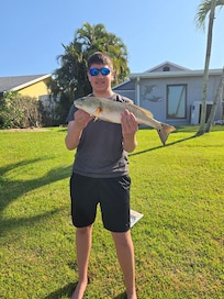 Fishing from the dock