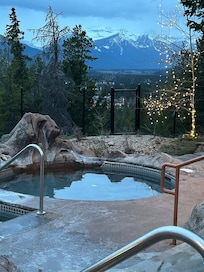 Outdoor hot pool