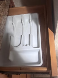 No silverware had to call down to the front desk and he ended up having to track some down to bring to me later on and still could only find a few pieces