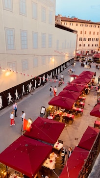 Bars and restaurants next door to the hotel