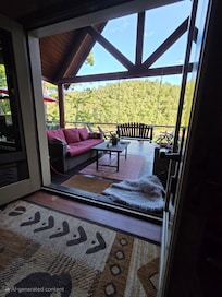 Living room on to deck