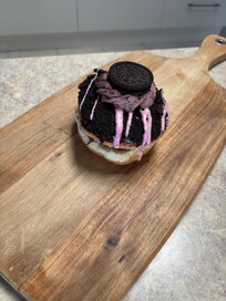 Strawberry & Oreo donut of month - Pt Elliot bakery