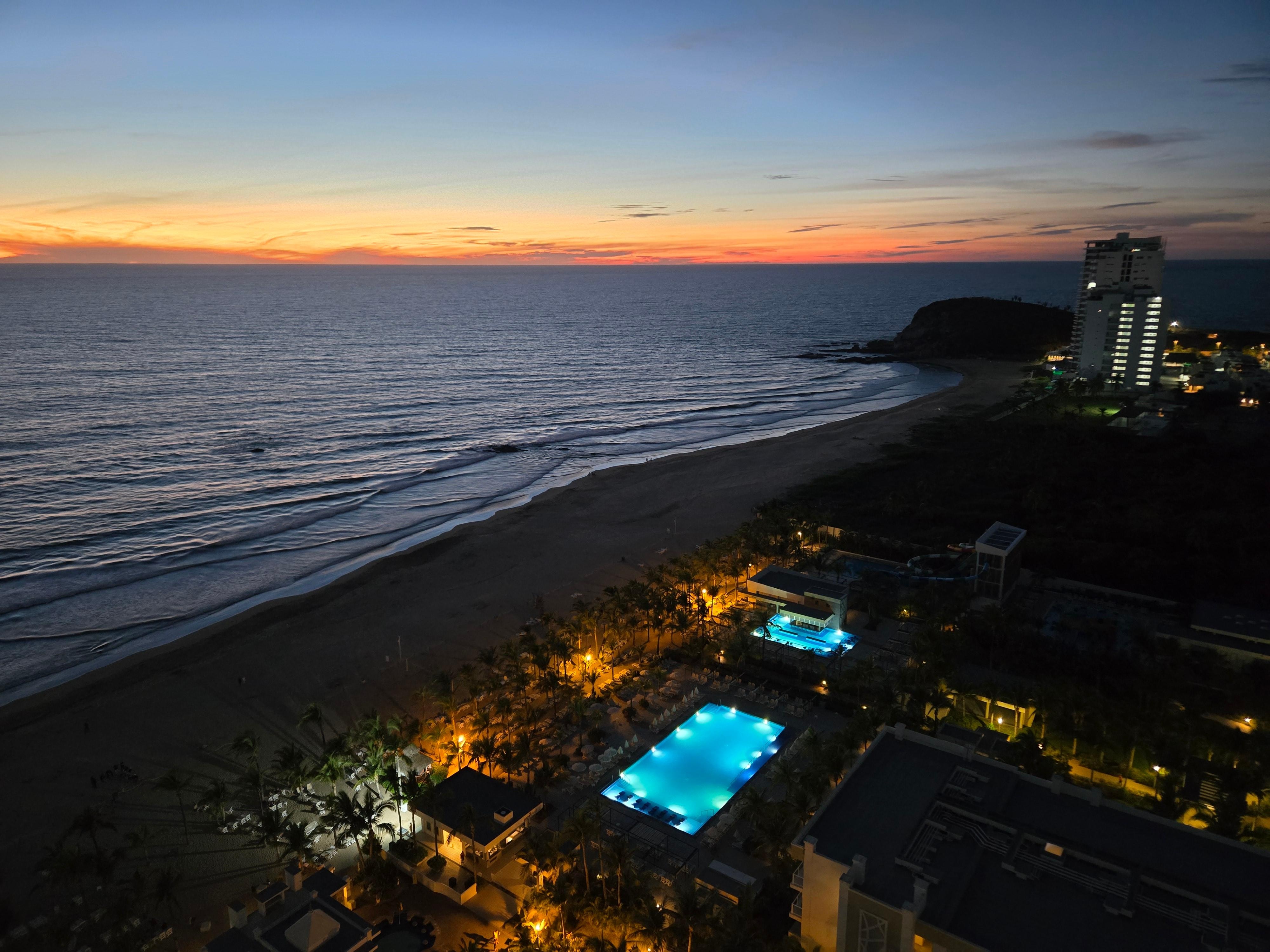 Balcony view, looking north.