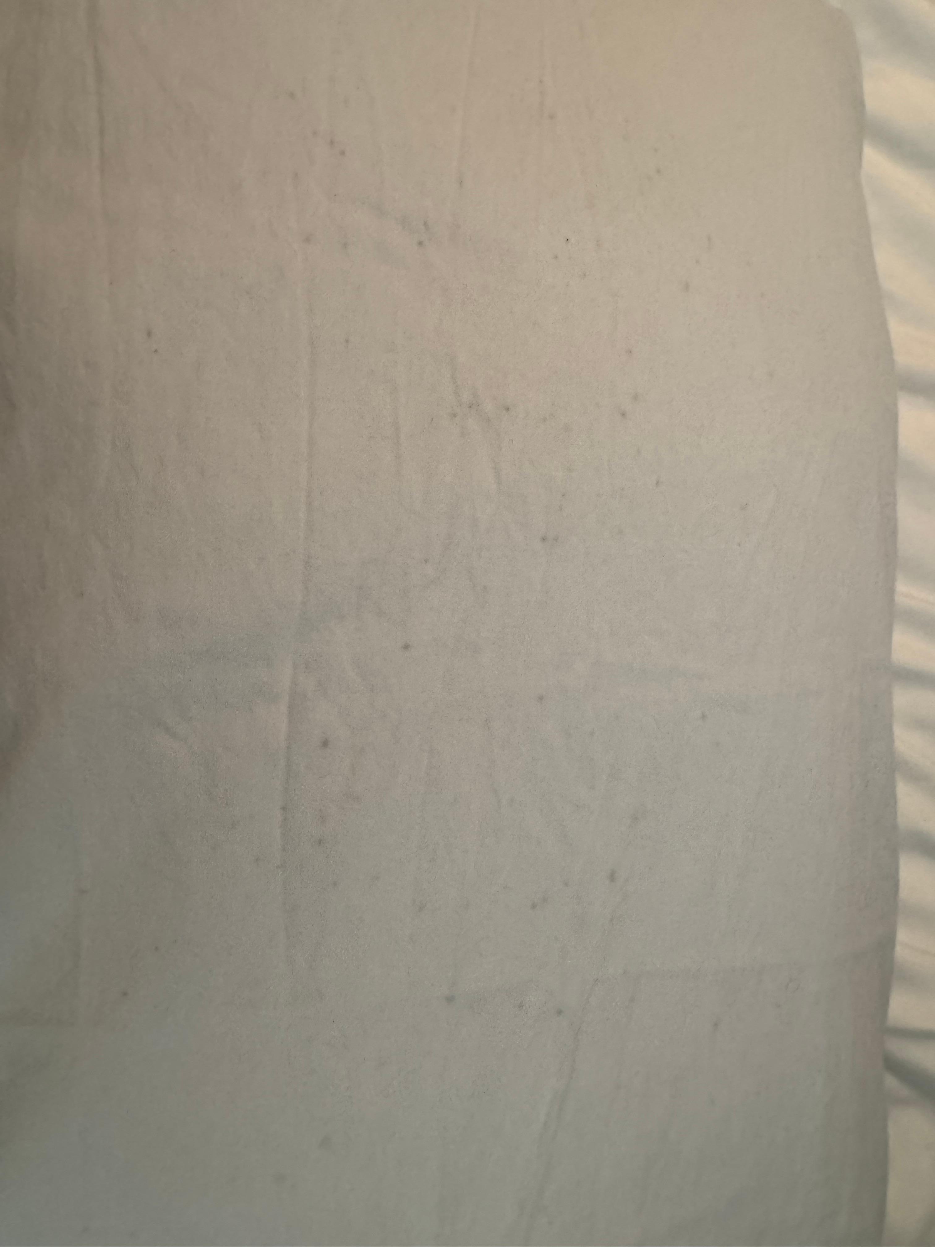 Stains on pillow