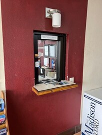 Night service window that day check in and check out was used. Required to use for ANY interaction with staff outside of breakfast hours.