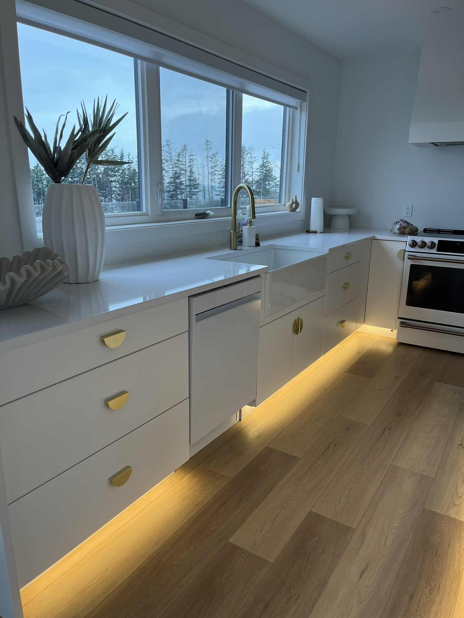 Gorgeous lighting throughout the home.