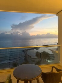 Room beach front view