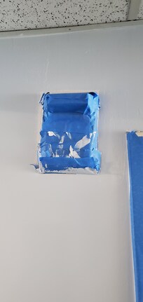 All fire alarms taped off