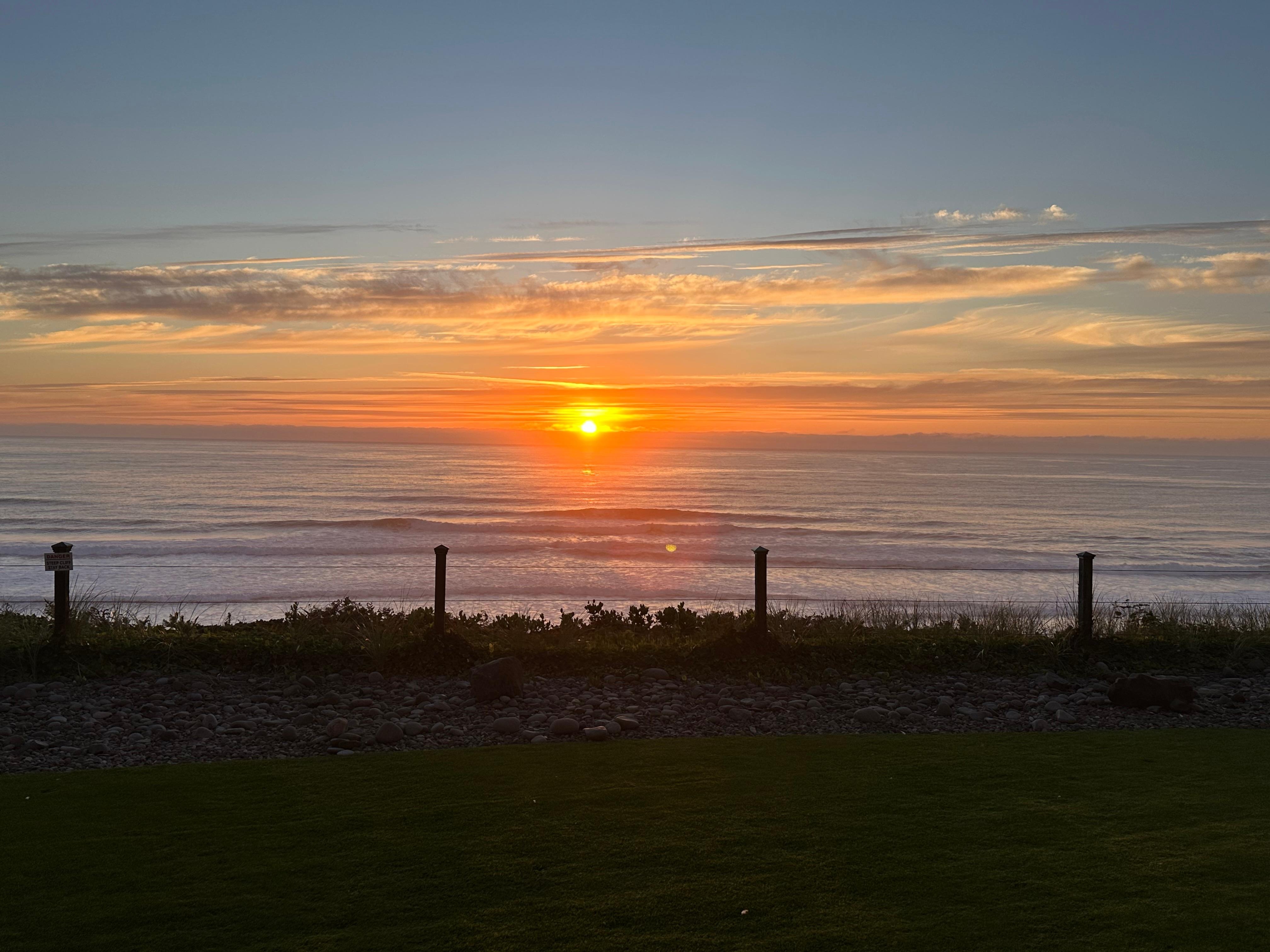 Sunset from our condo 