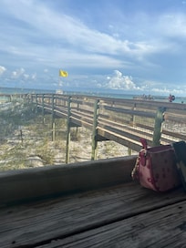 Our view from the Sand Flea