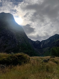 Auf dem Weg zum Blaubeerberg