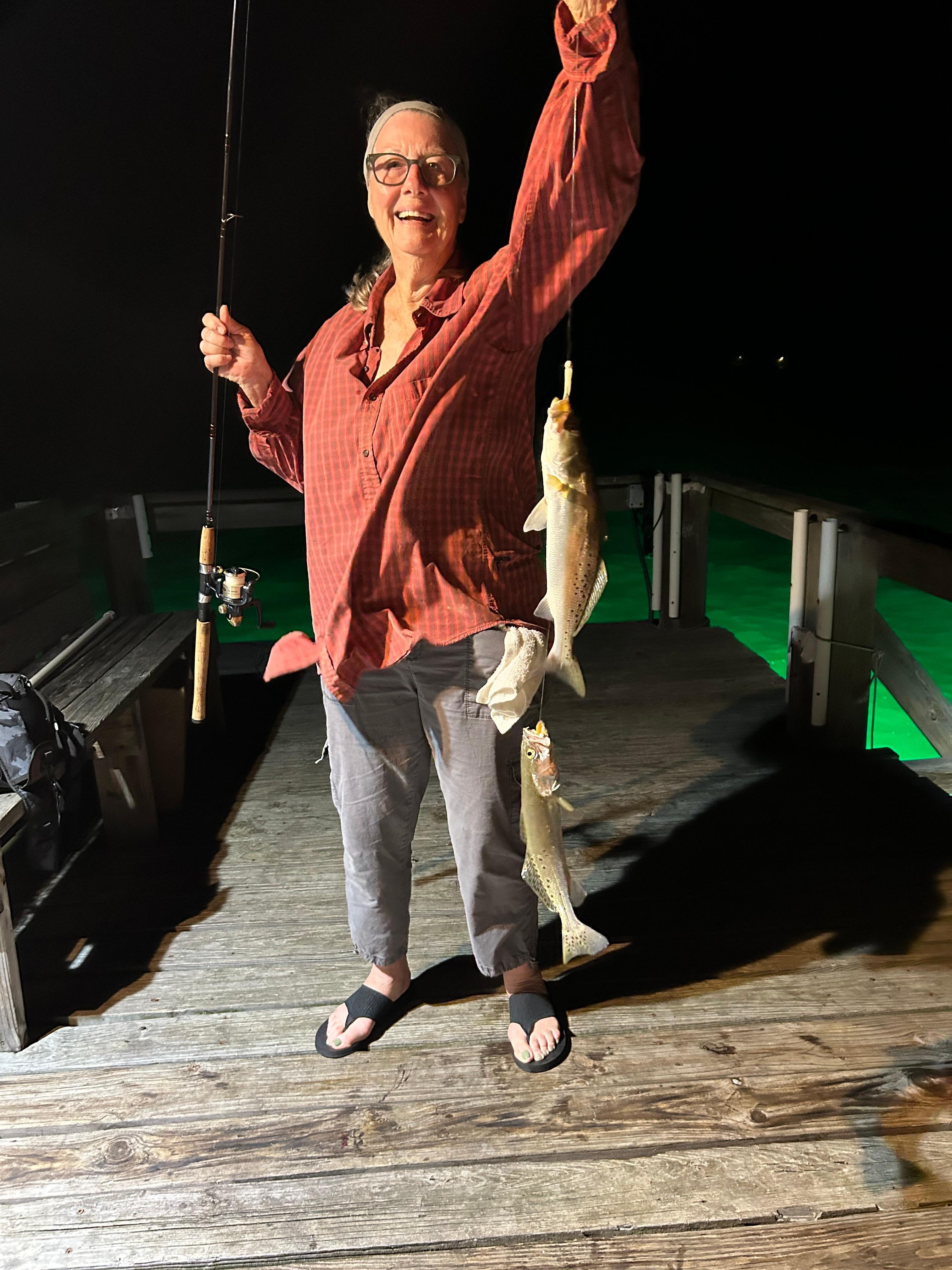 Excited about a double catch!
Kept one and had to put one back. 👍