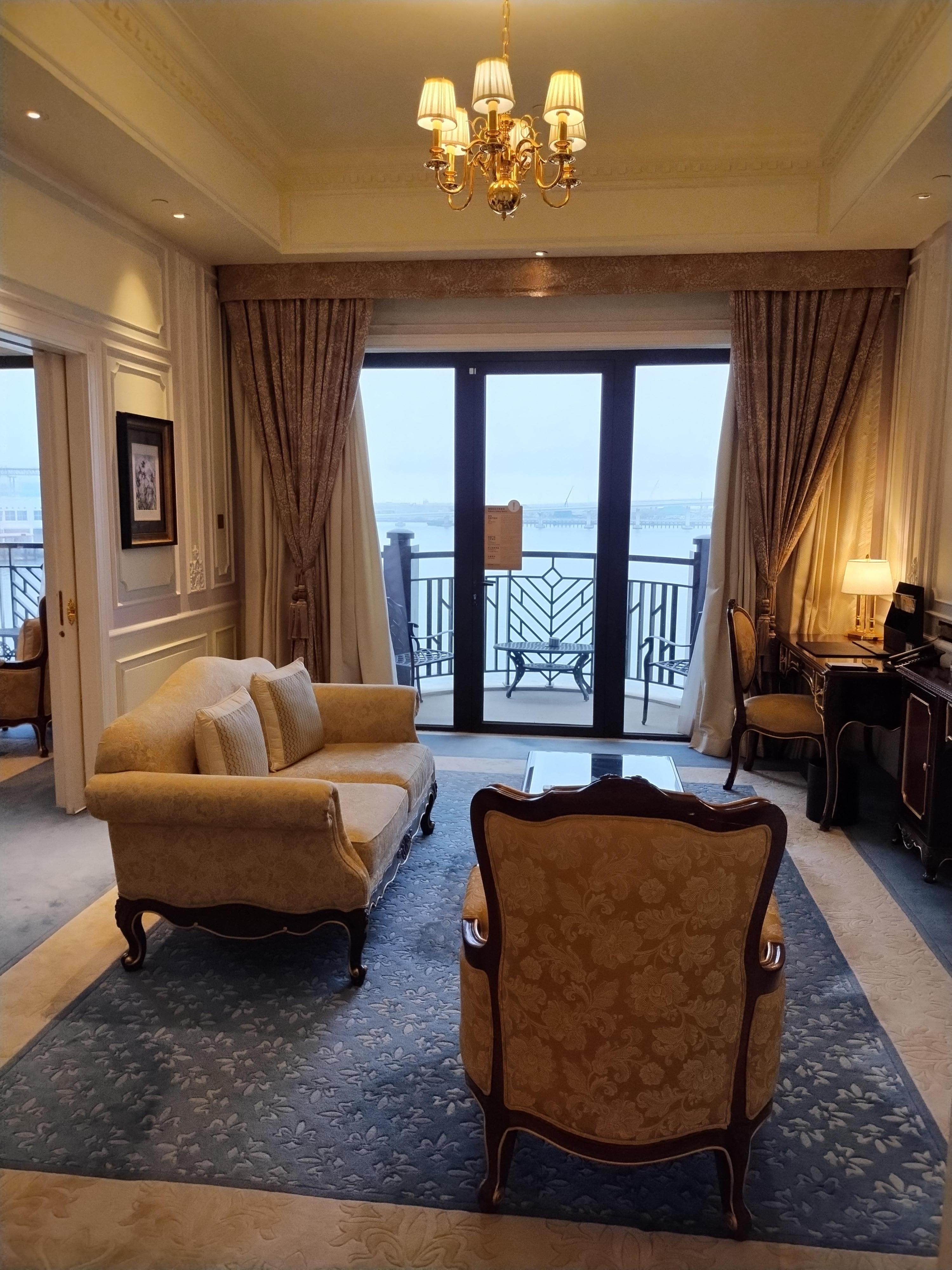 Inside our upgraded room