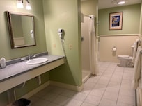 BIG bath with separate tub and shower