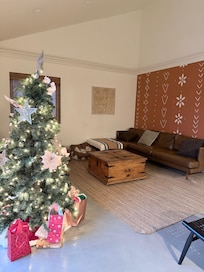 Christmas tree was there for us when we arrived!