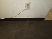 Holes in the walls and poop coming out of the outlet