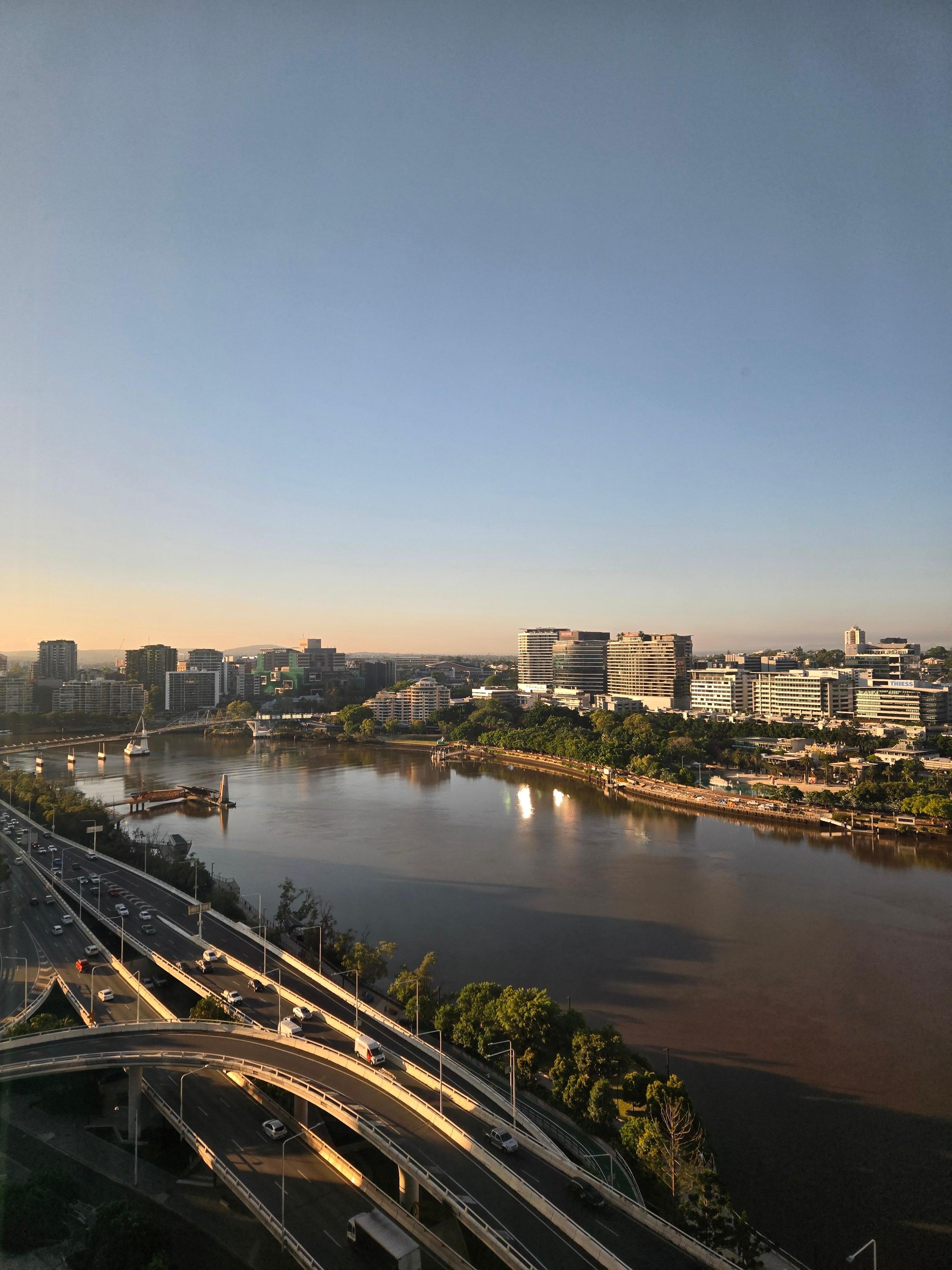 View from room in the morning