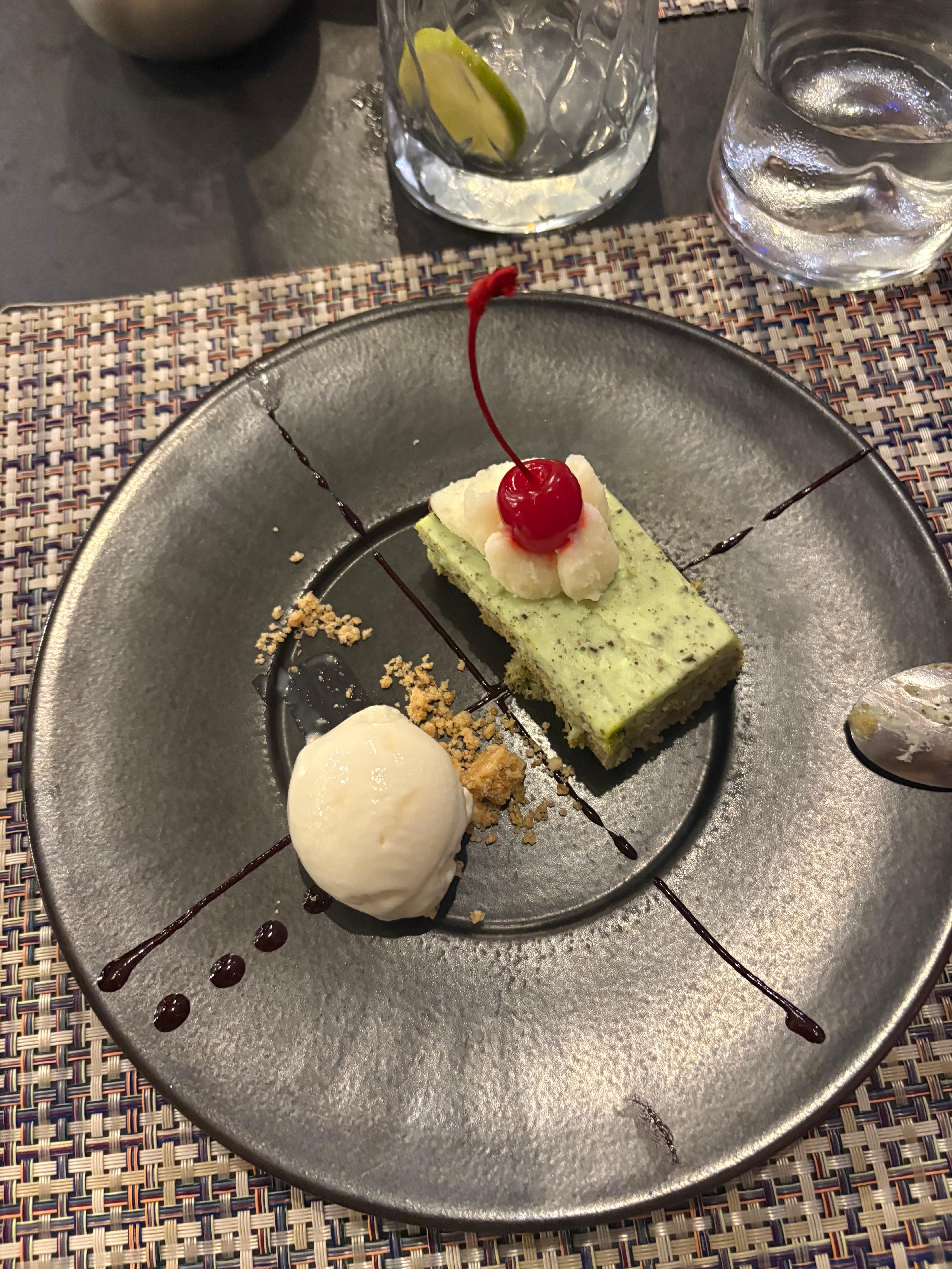 Dessert from the teppanyaki place 