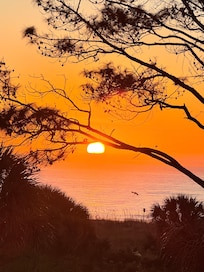 Sunrise from the balcony.