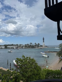 View of the inlet from the master balcony