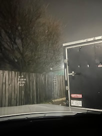 All designated parking was blocked