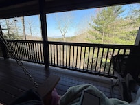Same view, just from the lower deck in the hammock chair