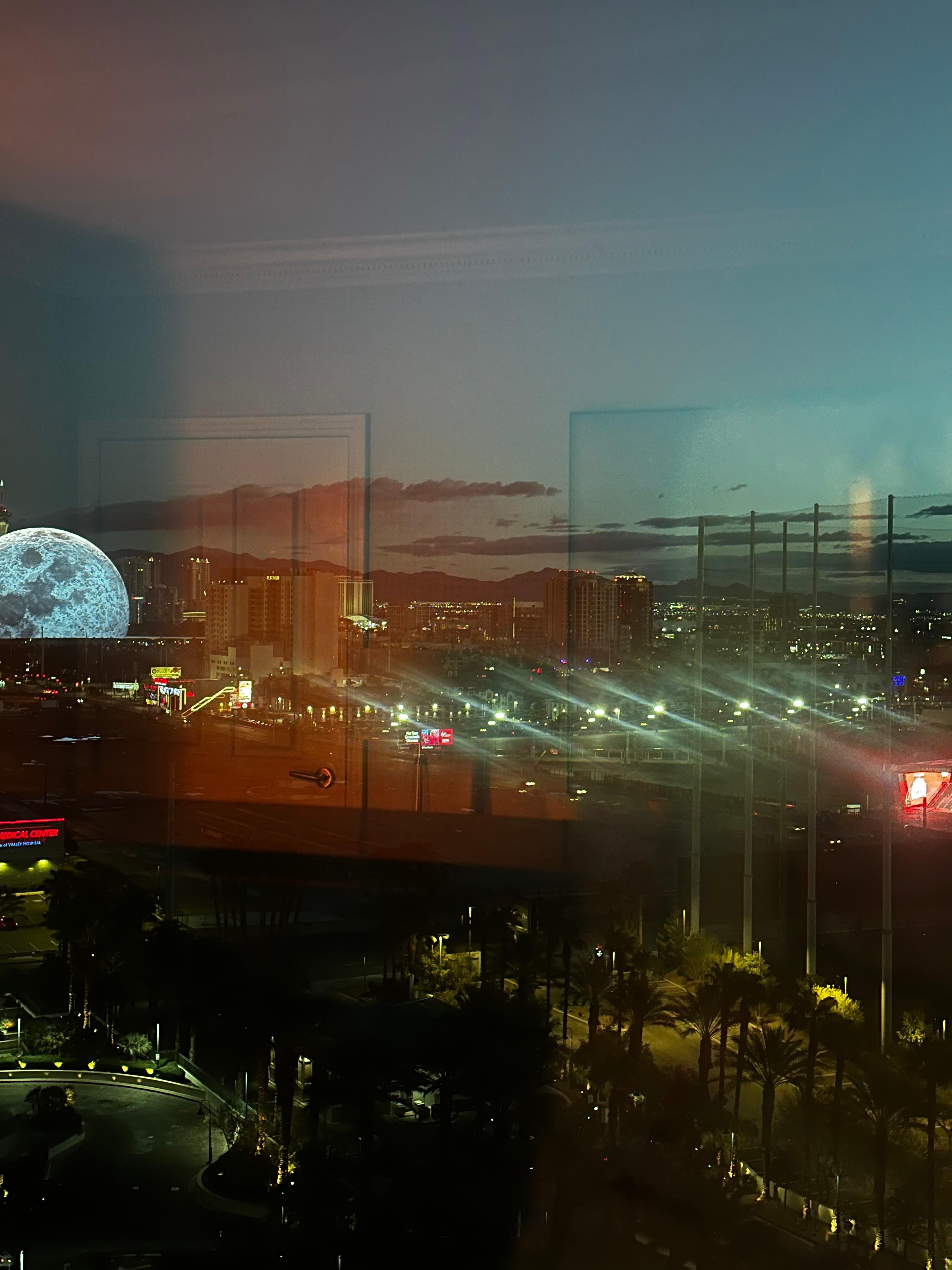 Sphere view from bedroom window