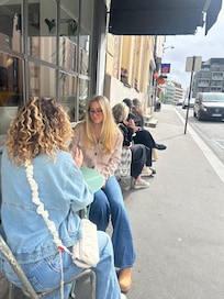 Sitting at that café