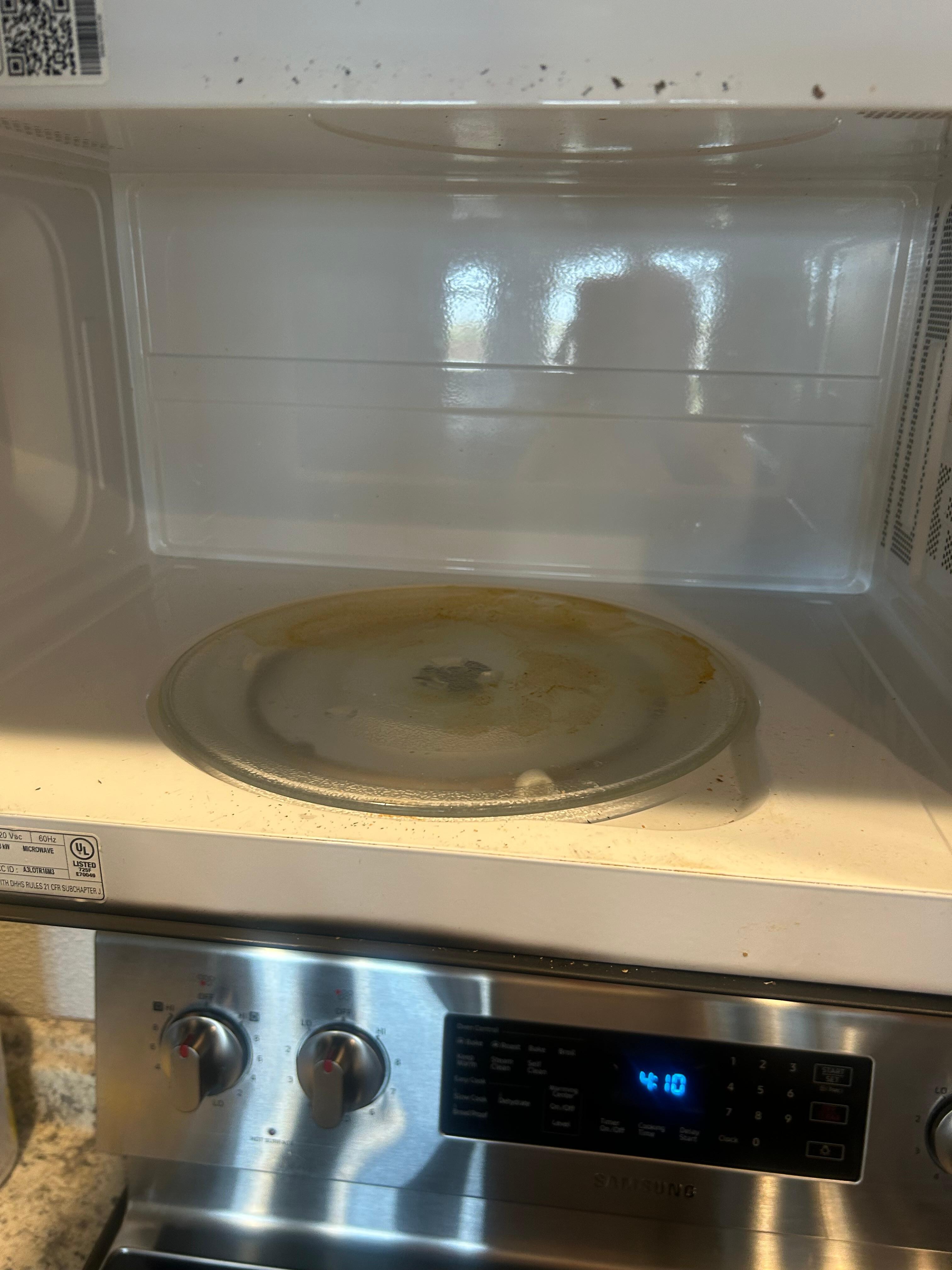 dirty microwave 
