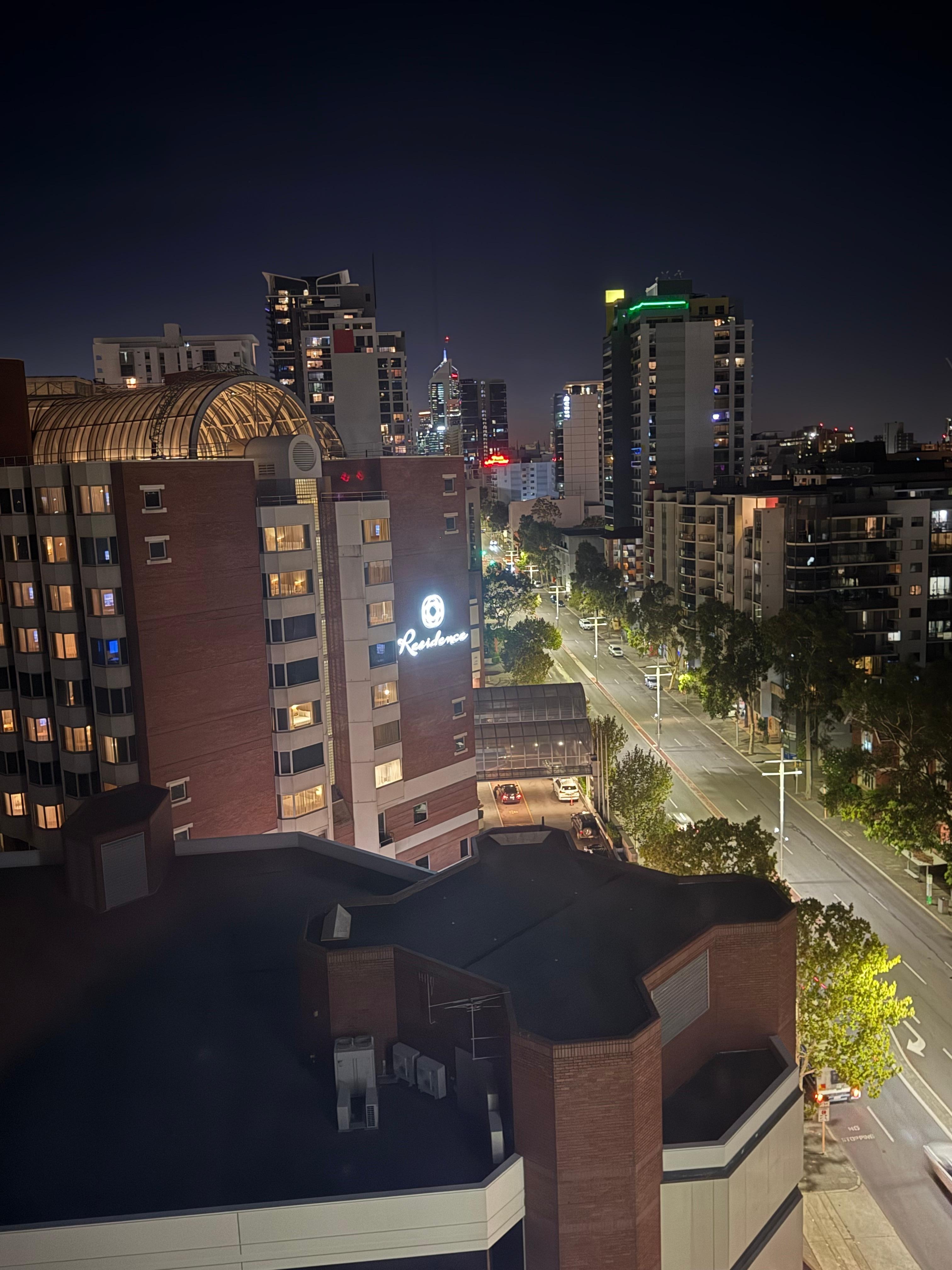 Always everything looks amazing at night.