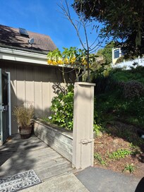 Separate entrance for our room