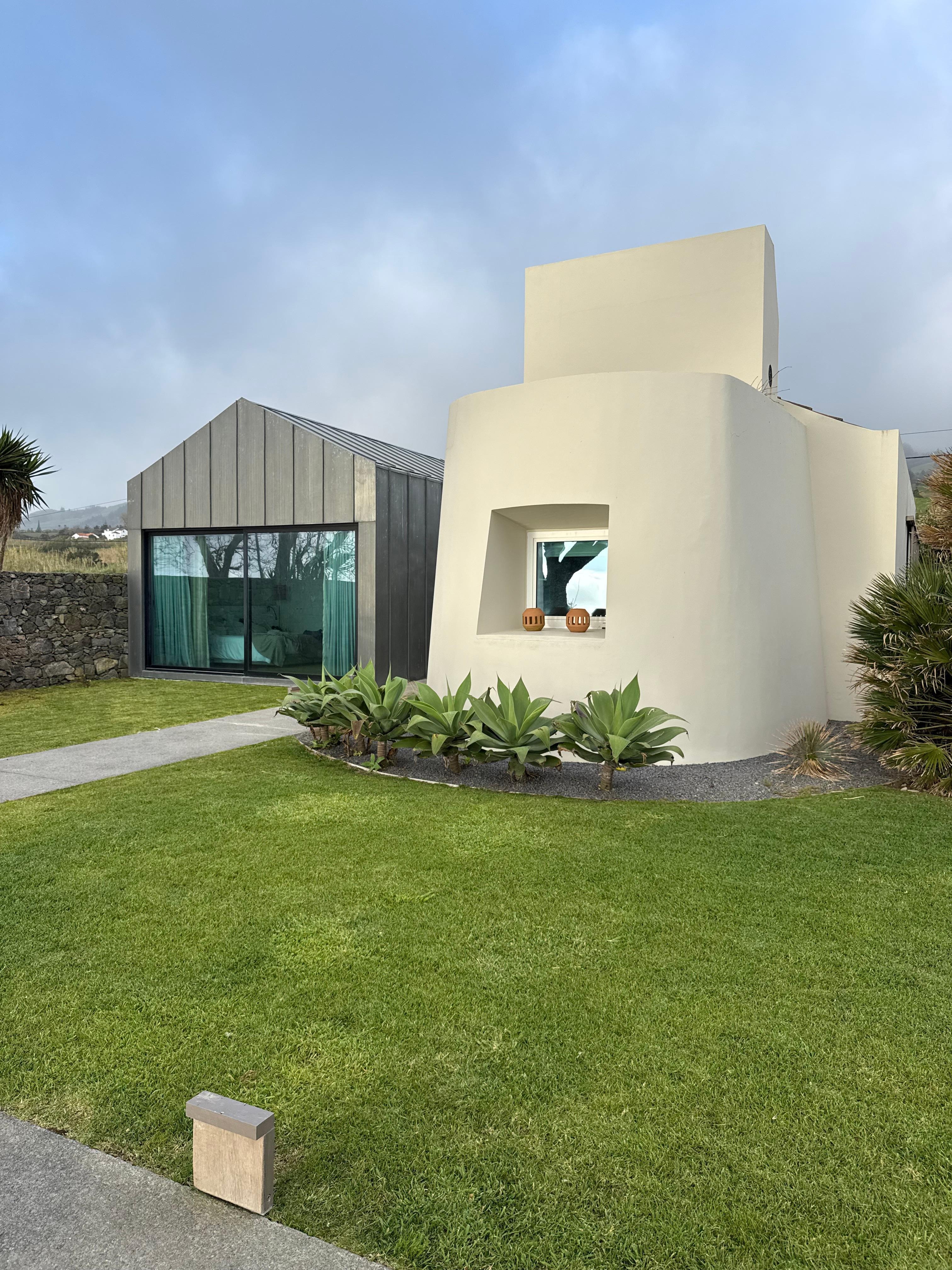 Exterior of the villa 