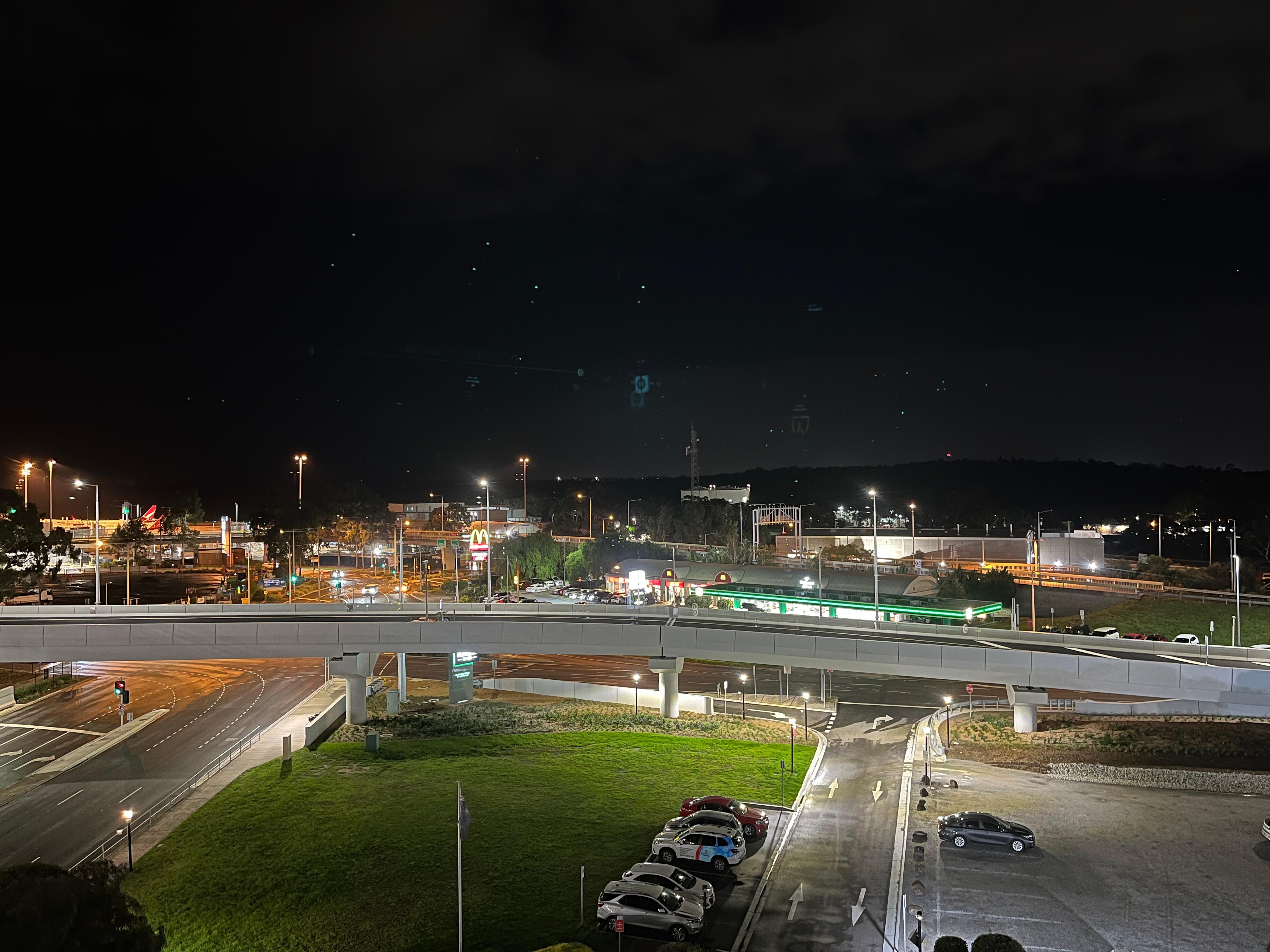 Great view watching planes land 