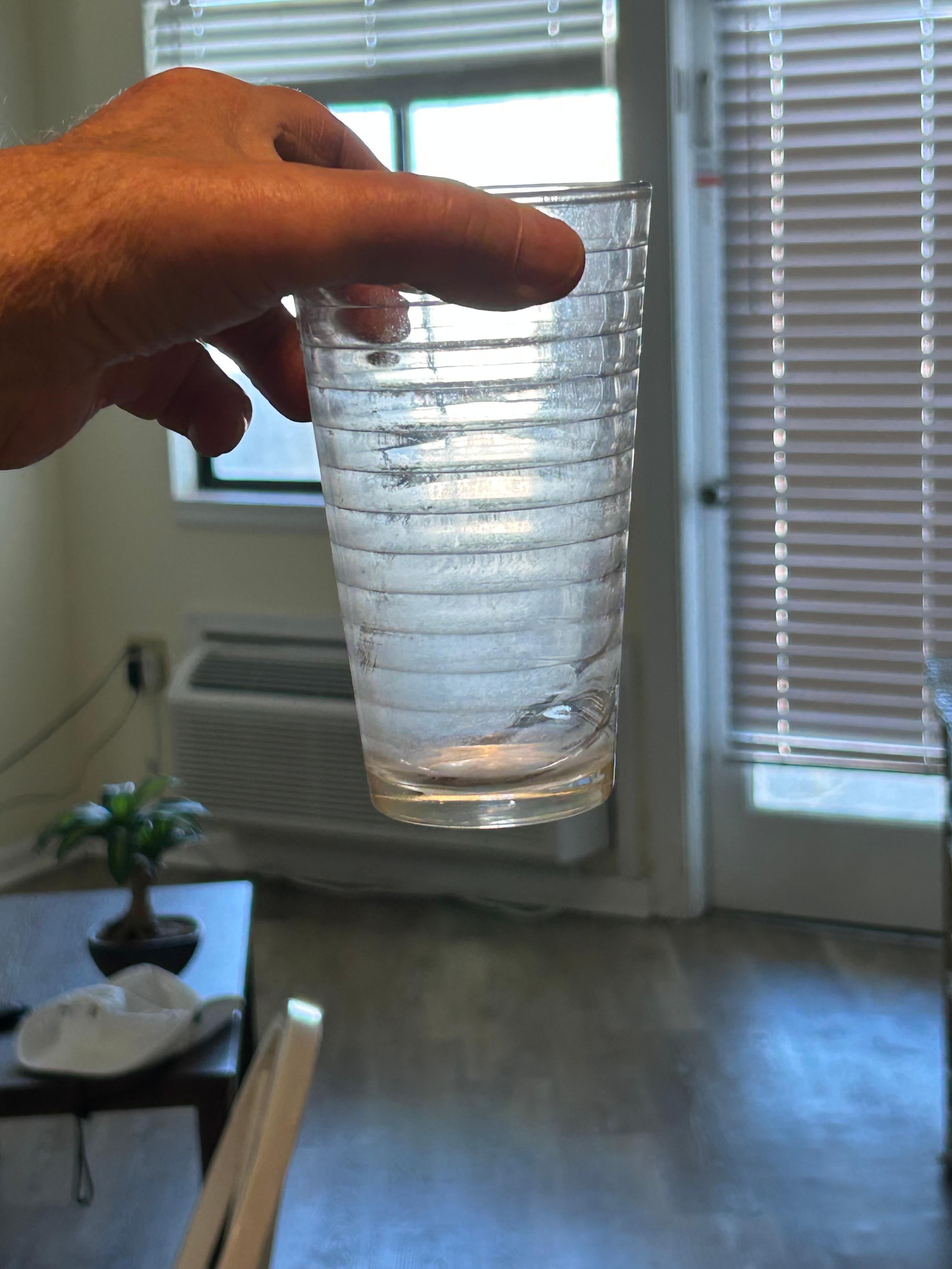 As we removed from cabinet 