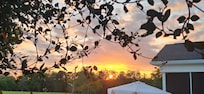 Sunset from porch