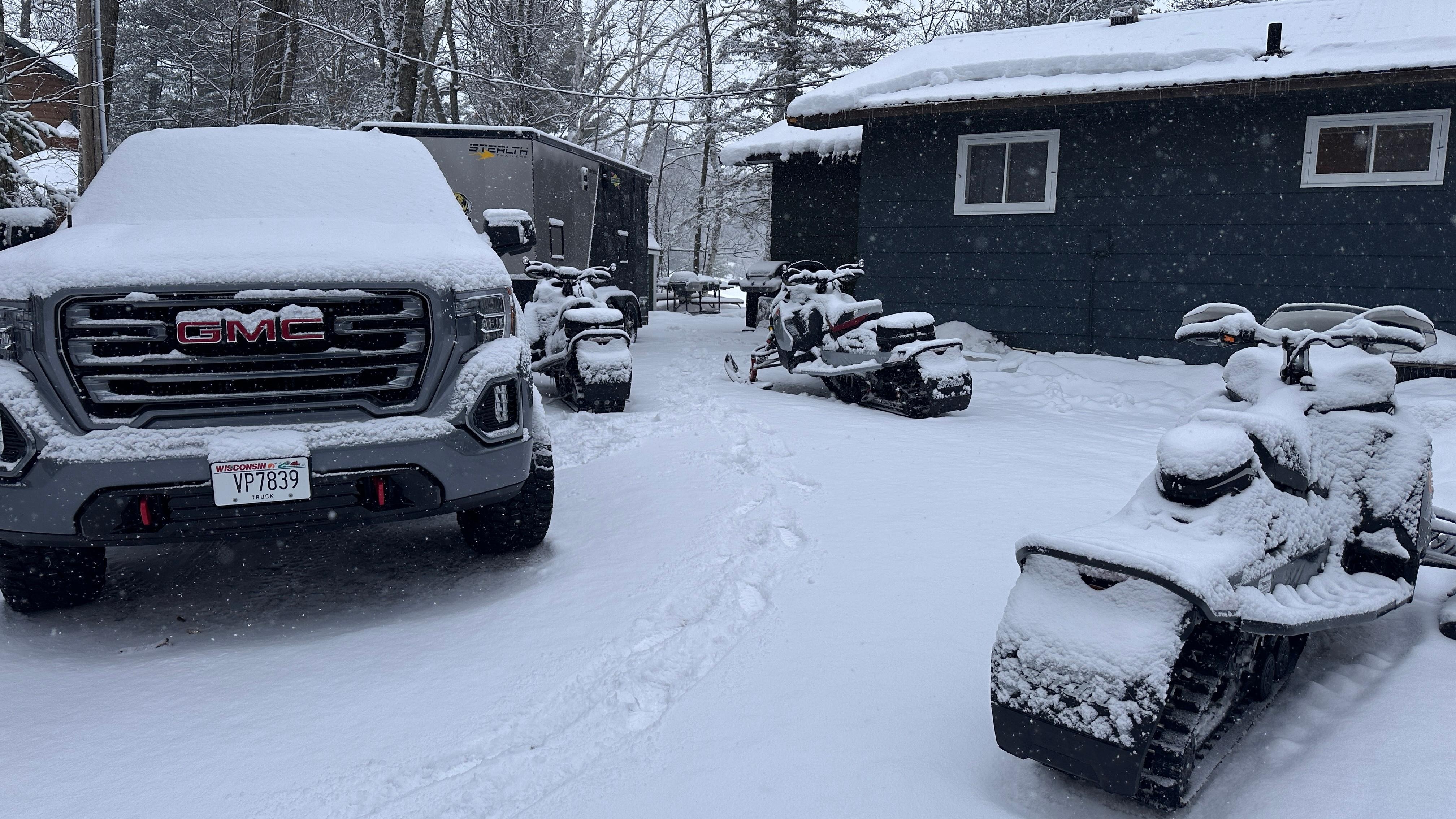 Snowmobiles love it here!