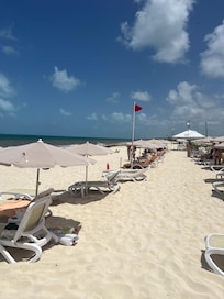 On the beach