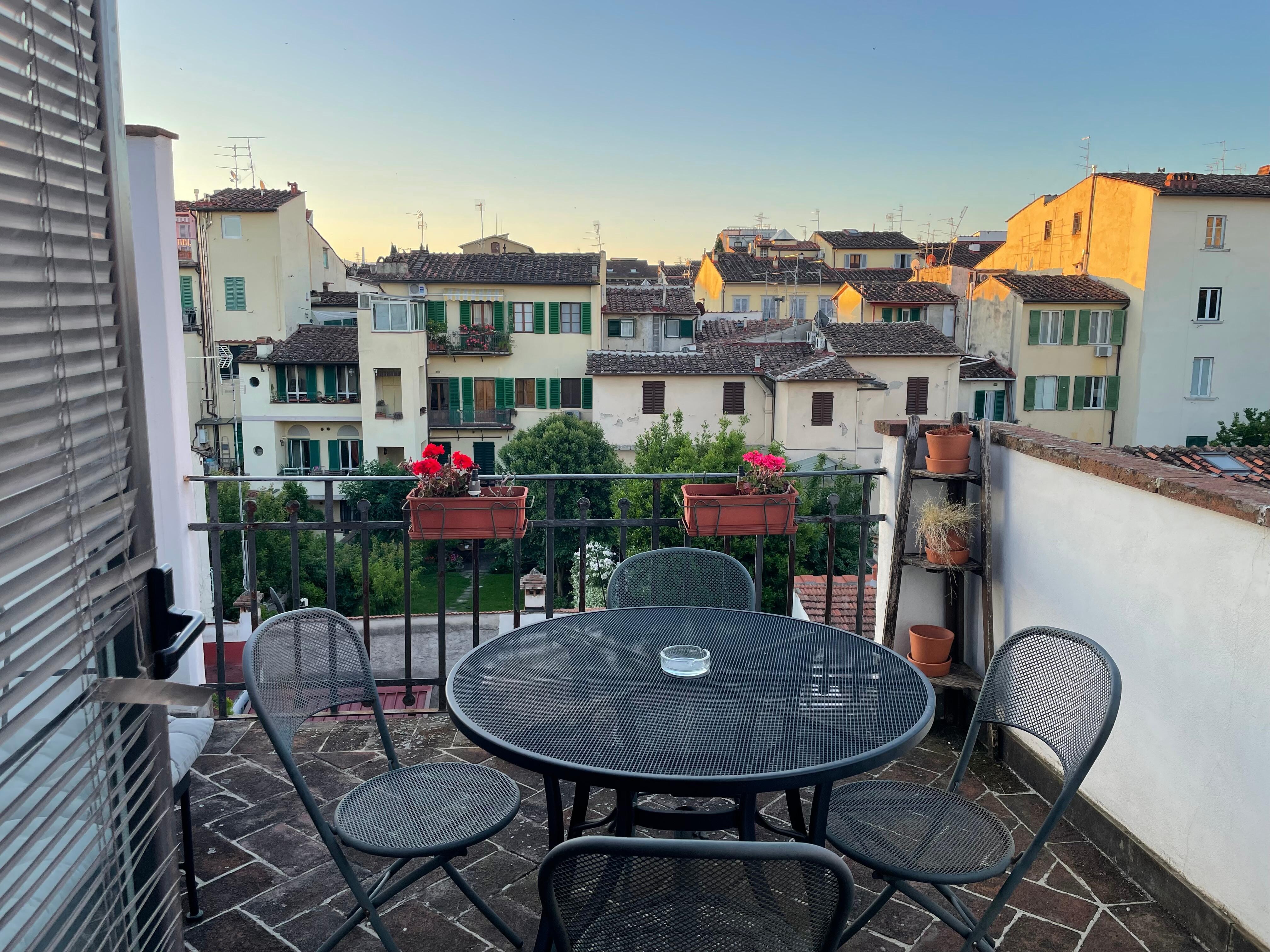 Balcony from one of the bedrooms. 