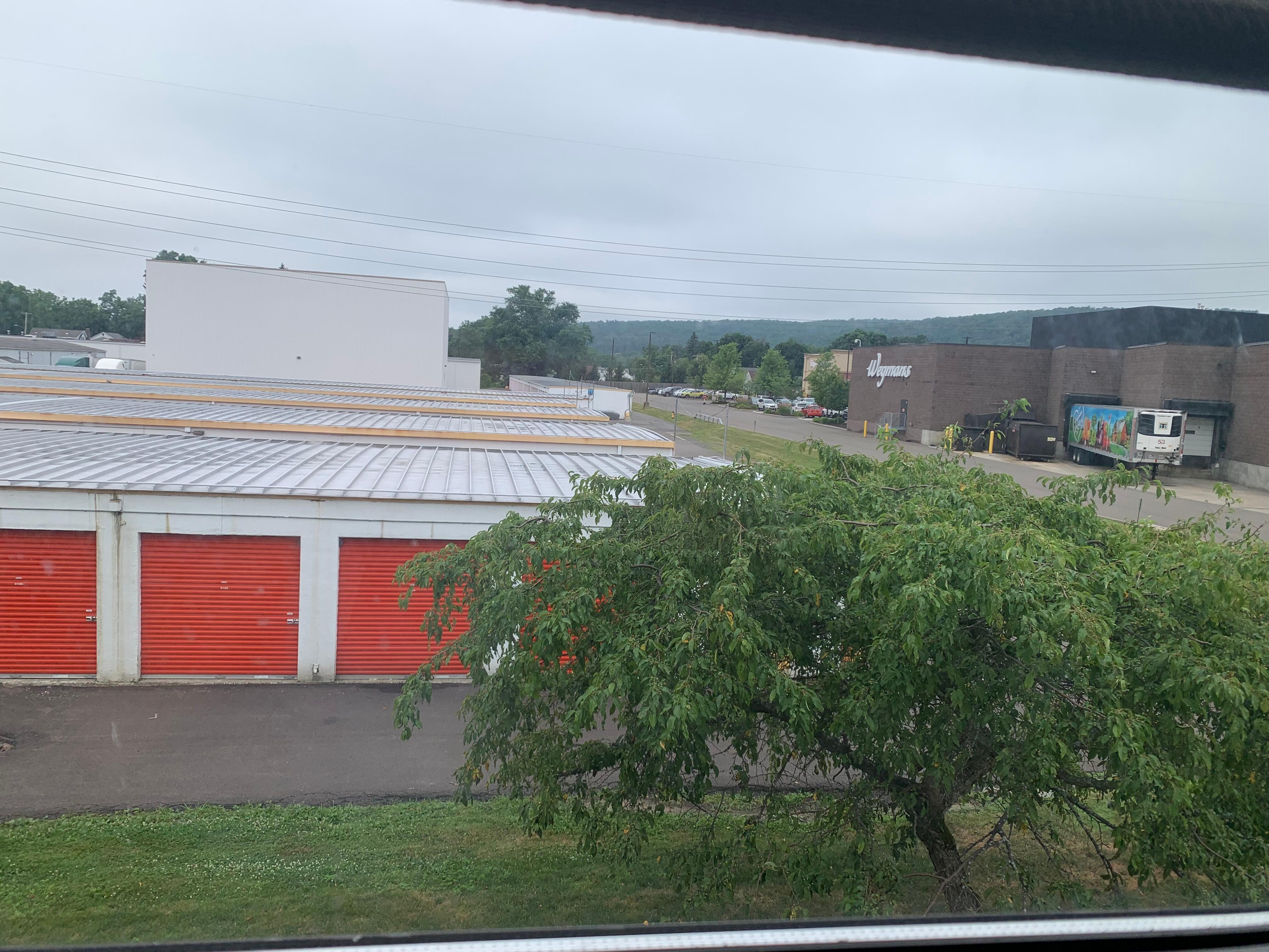View from the window in our room.  