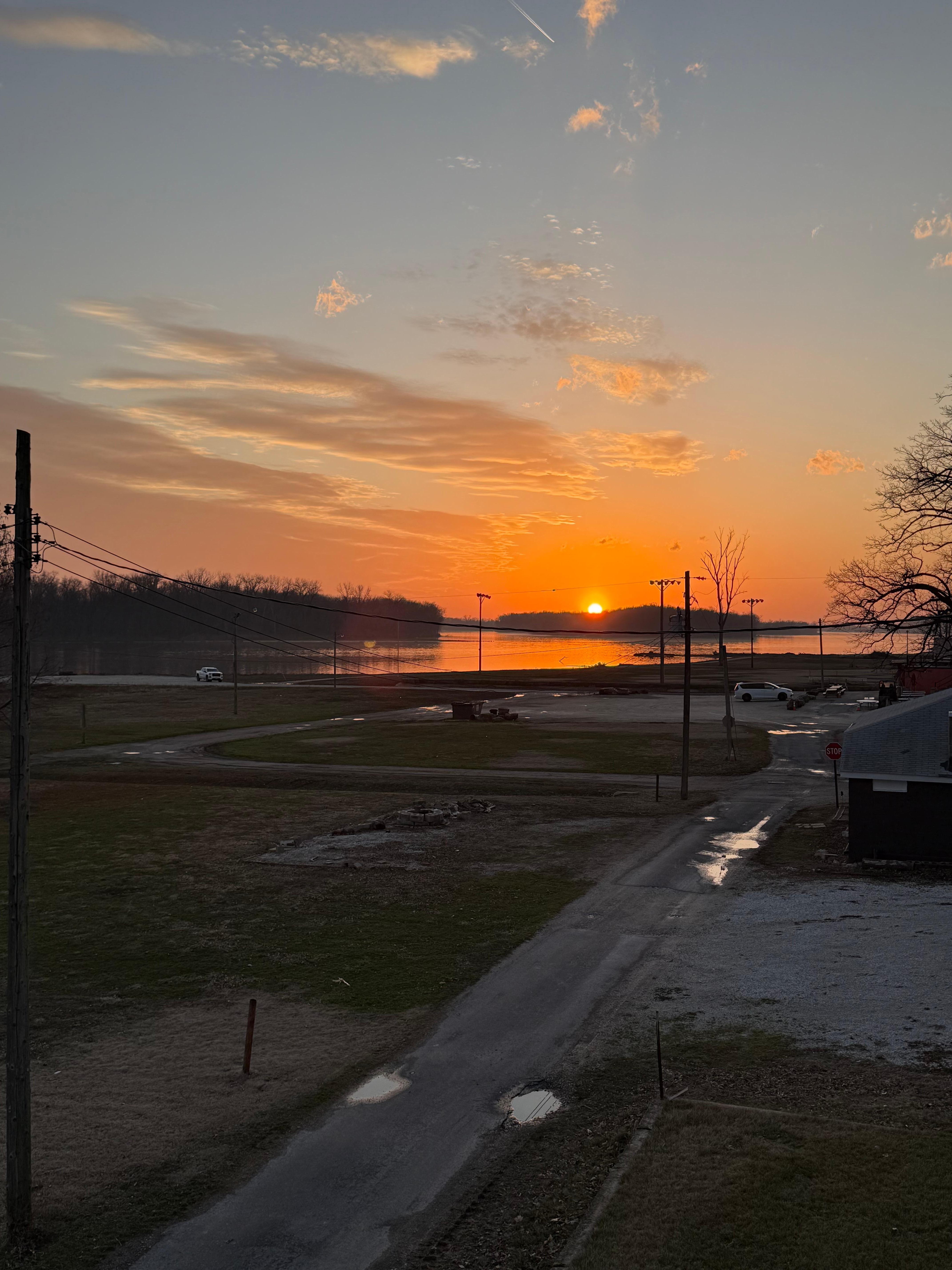 Taken from the deck!!!! Beautiful view.