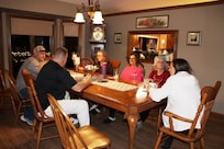 Conversation around the dining table