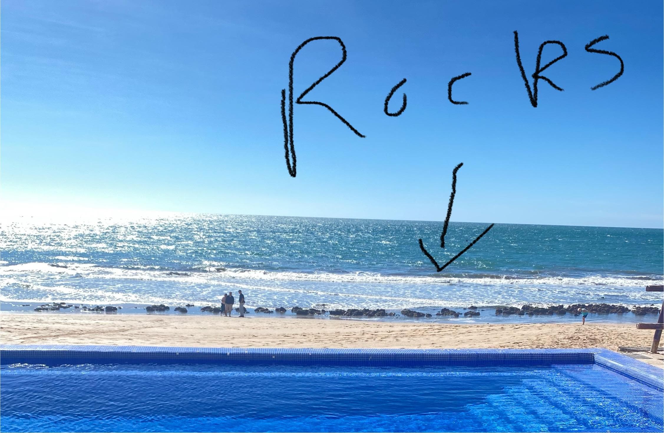 Beach front all rocks